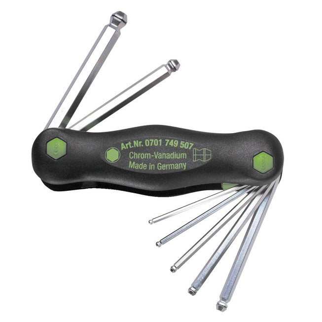 RECA Compact-Kugelkopf-Inbusstiftschlüssel-Satz 2-8 mm