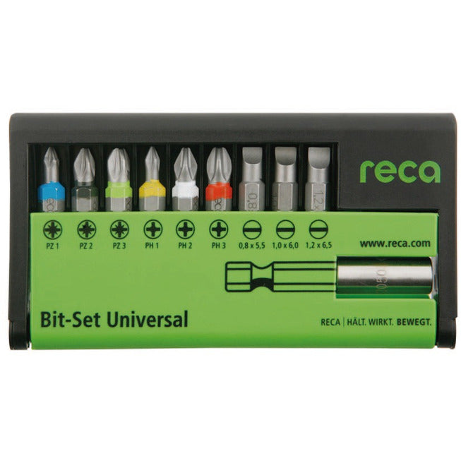 RECA Bit Satz UNIVERSAL PH PZ SL 10-teilig