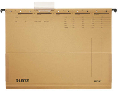 LEITZ Hängetasche Alpha 1916 DIN A4 mit Fröschen naturbraun