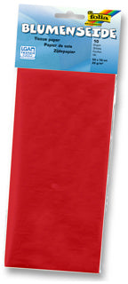 FOLIA Seidenpapier 5 Bögen 50 x 70 cm rot