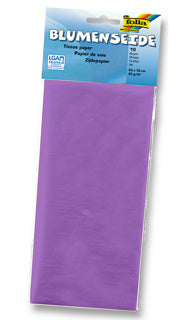 FOLIA Blumenseide 5 Bögen 50 cm x 70 cm violett