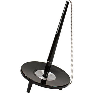 BALLOGRAF Kugelschreiberständer Epoca Desk-Set mit Kugelkette und Kugelschreiber M schwarz