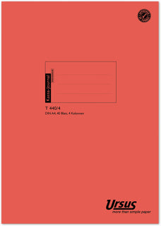 URSUS Kassa-/Spaltenbuch T440/4 A4 40 Blatt 4 Spalten