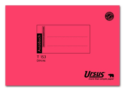 URSUS Autobuch T153 A6 54 Blatt