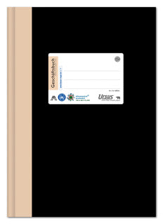URSUS Geschäftsbuch 2921 A4 144 Blatt kariert