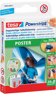 TESA Posterstrips Powerstrips 58003 20 Stück