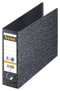 BENE Ordner 90800 A4 quer Hartpappe breit 7.5 cm marmoriert