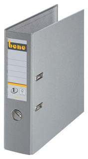 BENE Ordner 291400 A4 PP breit 8 cm grau