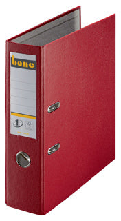 BENE Ordner 291400 A4 PP breit 8 cm rot