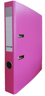 BÜROLINE Ordner A4 PP schmal 5 cm pink