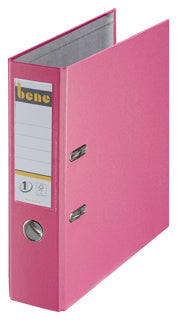 BENE Ordner 291400 A4 PP breit 8 cm rosa