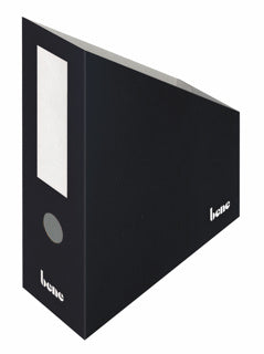 BENE Stehsammler 312400 A4+ mit Beschriftungsfeld und Griffloch Wellpappe 100 x 320 x 260 mm schwarz