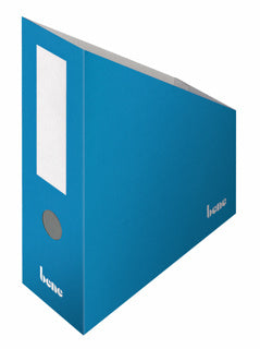 BENE Stehsammler 312400 A4+ mit Beschriftungsfeld und Griffloch Wellpappe 100 x 320 x 260 mm blau