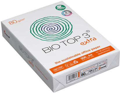 BIOTOP3® Kopierpapier Extra 500 Blatt A3 80 g/m² naturweiß