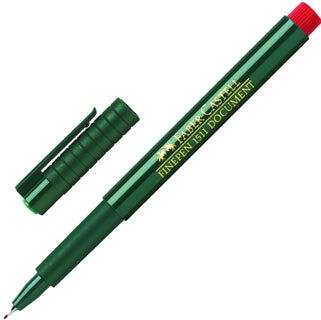 FABER-CASTELL Fineliner 151121 Finepen 0.4 mm rot