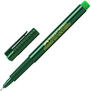FABER-CASTELL Fineliner 151121 Finepen 0.4 mm grün
