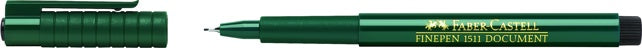 FABER-CASTELL Fineliner 151199 Finepen 0.4 mm schwarz