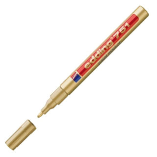 EDDING Lackmarker 751 Rundspitze 1-2 mm gold