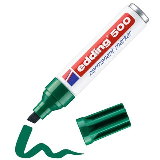 EDDING Permanentmarker 500 mit Keilspitze 2-7 mm grün