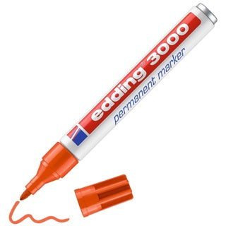 EDDING Permanentmarker 3000 mit Rundspitze 1.5-3 mm orange