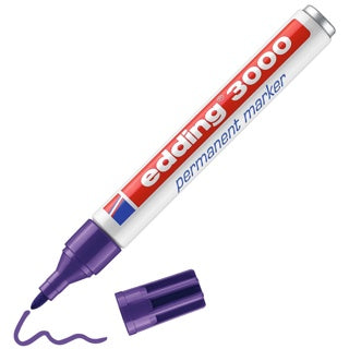 EDDING Permanentmarker 3000 mit Rundspitze 1.5-3 mm violett