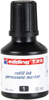 EDDING Nachfülltinte T25 30 ml schwarz