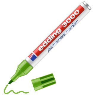 EDDING Permanentmarker 3000 mit Rundspitze 1.5-3 mm hellgrün