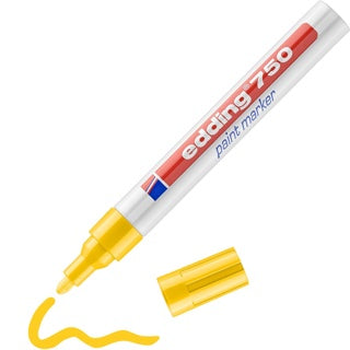 EDDING Lackmarker 750 mit Rundspitze 2-4 mm gelb