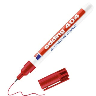 EDDING Permanentmarker 404 mit Rundspitze 0.75 mm rot