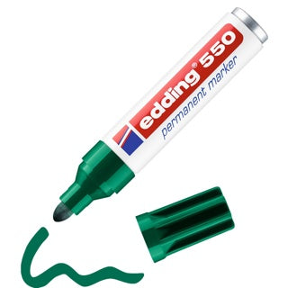 EDDING Permanentmarker 550 mit Rundspitze 3-4 mm grün
