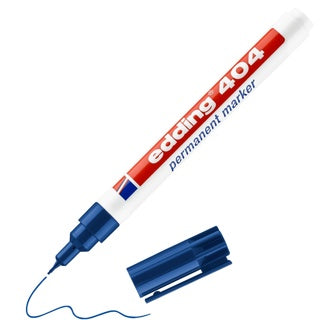 EDDING Permanentmarker 404 mit Rundspitze 0.75 mm blau
