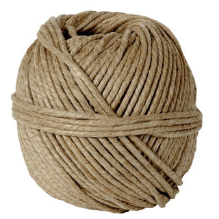 Kordel 3-fach stark HKO34 70 m Flachs naturbraun