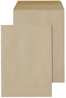 ÖKI Versandtasche Natur B5T/FSCMN90 500 Stück DIN B5 gummiert ohne Fenster 90g/m² braun