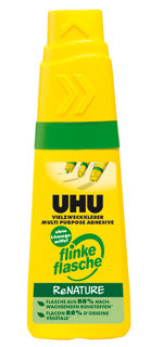 UHU Alleskleber ReNature Flinke Flasche 40 g transparent