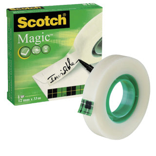 SCOTCH Klebeband Magic 12 mm x 33 m transparent