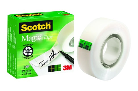 SCOTCH Klebeband Magic 19 mm x 33 m transparent