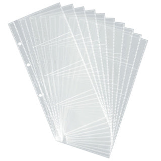 DURABLE Visitenkartenhüllen 2387 VISIFIX® 10 Stück für 80 Visitenkarten à 90 x 57 mm transparent