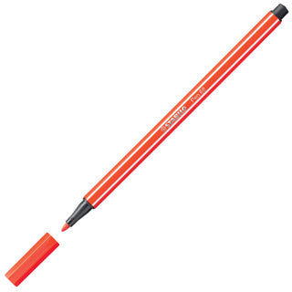 STABILO Filzstift Pen 68 mit Rundspitze 1 mm hellrot