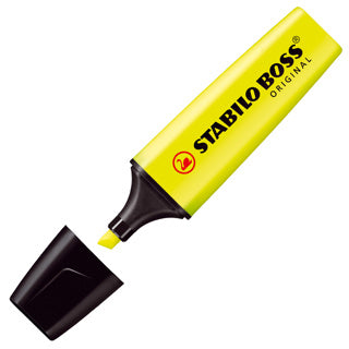 STABILO Textmarker Boss 70 mit Keilspitze 2-5 mm gelb