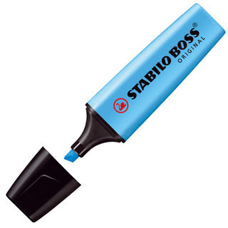 STABILO Textmarker Boss 70 mit Keilspitze 2-5 mm blau