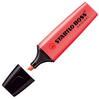 STABILO Textmarker Boss 70 mit Keilspitze 2-5 mm rot