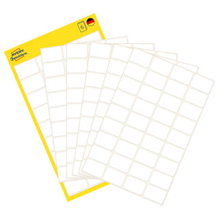 AVERY ZWECKFORM Vielzwecketiketten 3042 216 Stück permanent 18 x 12 mm weiß