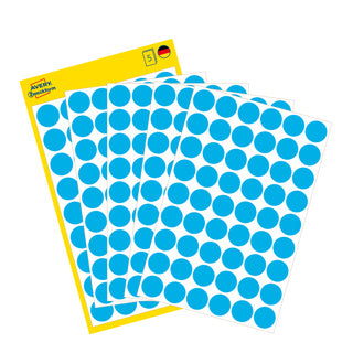 AVERY ZWECKFORM Markierungspunkte 3142 270 Stück permanent Ø 12 mm blau