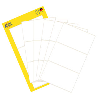 AVERY ZWECKFORM Vielzwecketiketten 3084 18 Stück permanent 66 x 38 mm weiß
