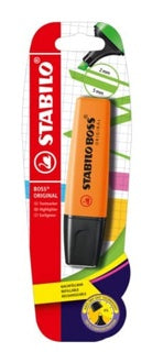 STABILO Textmarker Boss 70 mit Keilspitze 2-5 mm im Blister orange