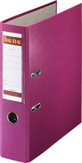 BENE Ordner 291400 A4PP breit 8 cm brombeer