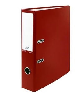 BÜROLINE Ordner A4 PP breit 7.5 cm weinrot