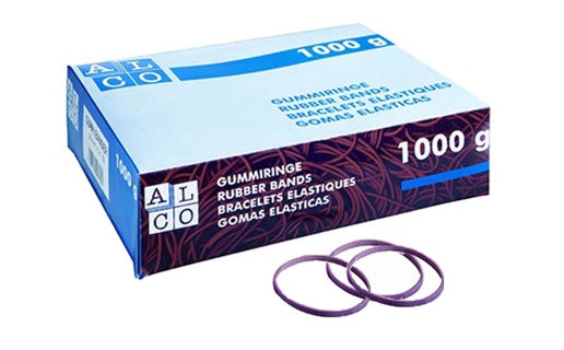 ALCO Gummiringe 1 kg Ø 85 mm rot