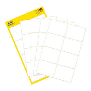 AVERY ZWECKFORM Vielzwecketiketten 3078 40 Stück permanent 38 x 29 mm weiß