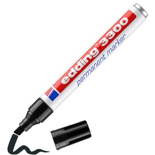 EDDING Permanentmarker 3300 Keilspitze 1-5 mm schwarz